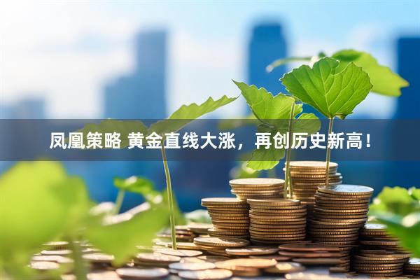 凤凰策略 黄金直线大涨，再创历史新高！