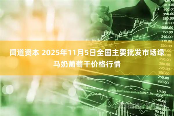 闻道资本 2025年11月5日全国主要批发市场绿马奶葡萄干价格行情