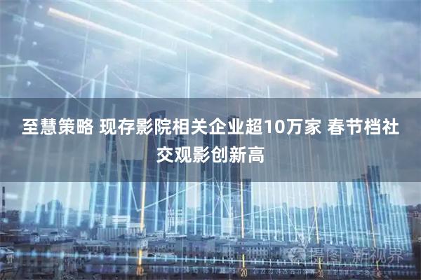至慧策略 现存影院相关企业超10万家 春节档社交观影创新高